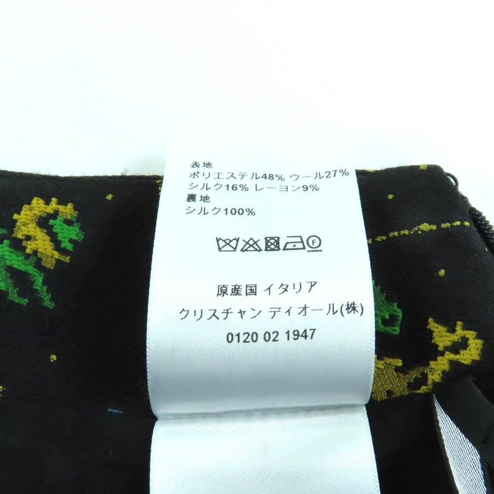 Christian Dior 241 P13 A7203 Lining 100% Silk Pixel Zodiac Center - Picture 9 of 10